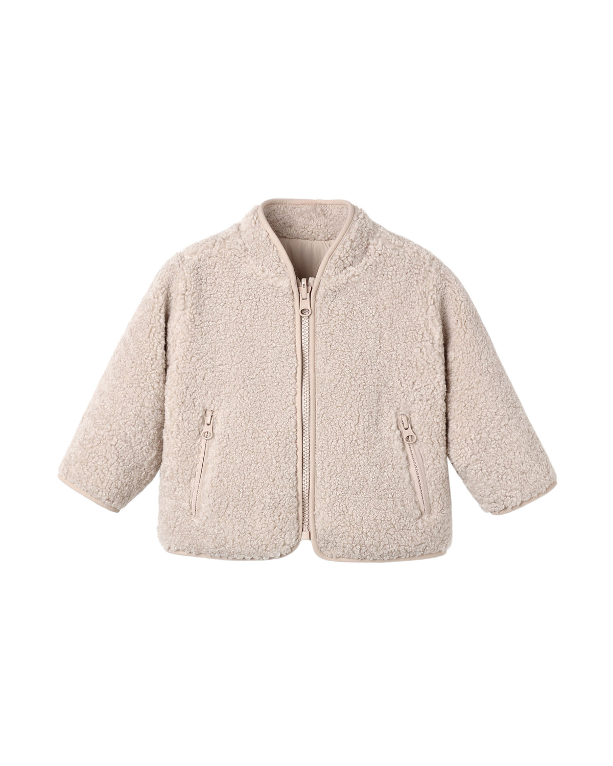Shearling Zip Jacket Rose Water