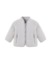 Shearling Zip Jacket Fog