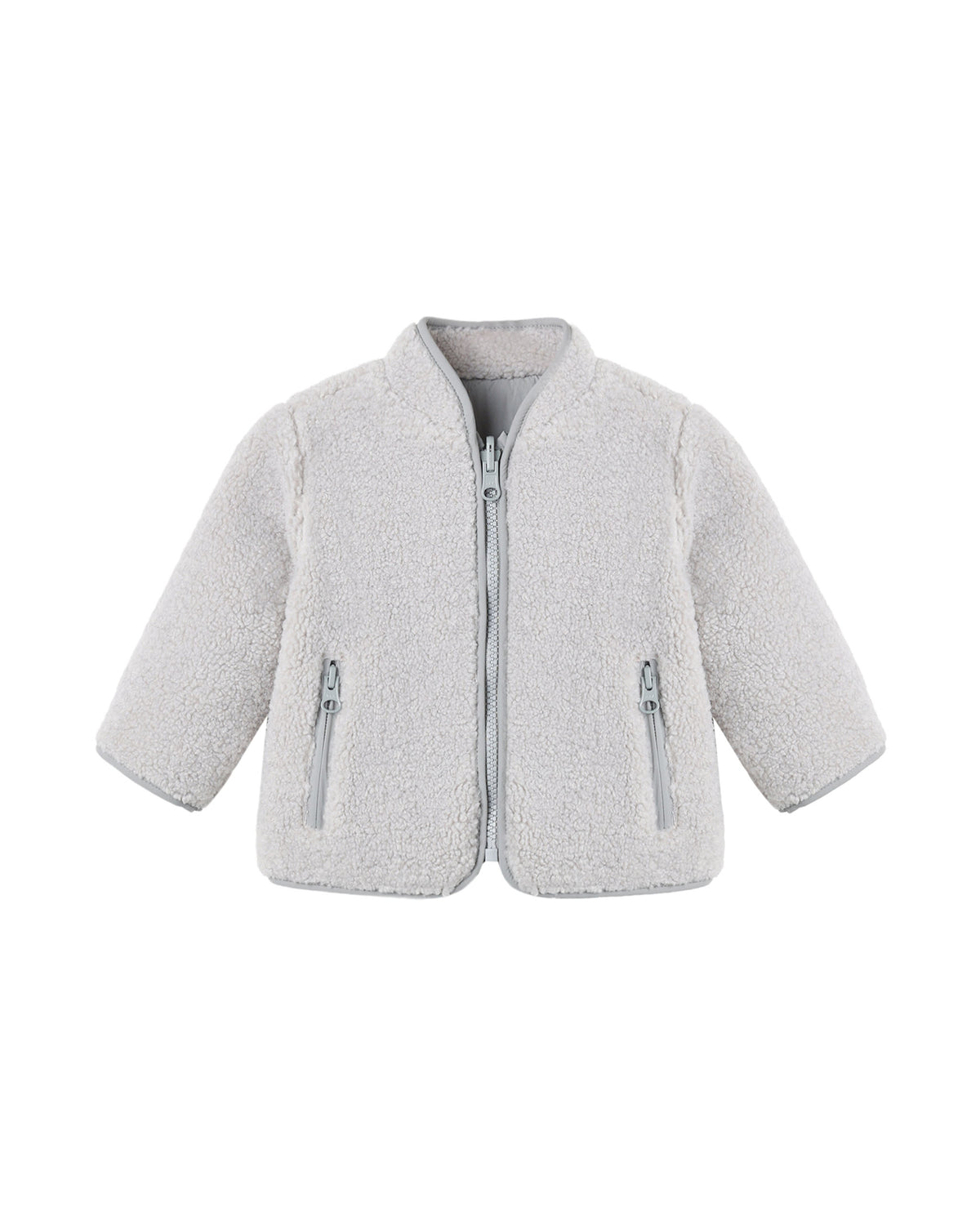Shearling Zip Jacket Fog