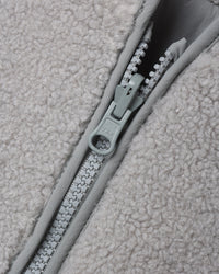 Shearling Zip Jacket Fog