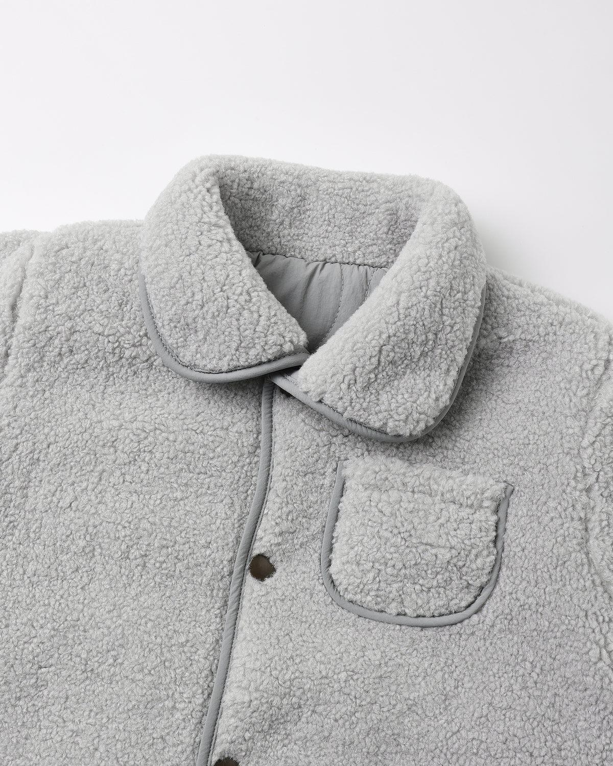Shearling Jumpsuit Fog