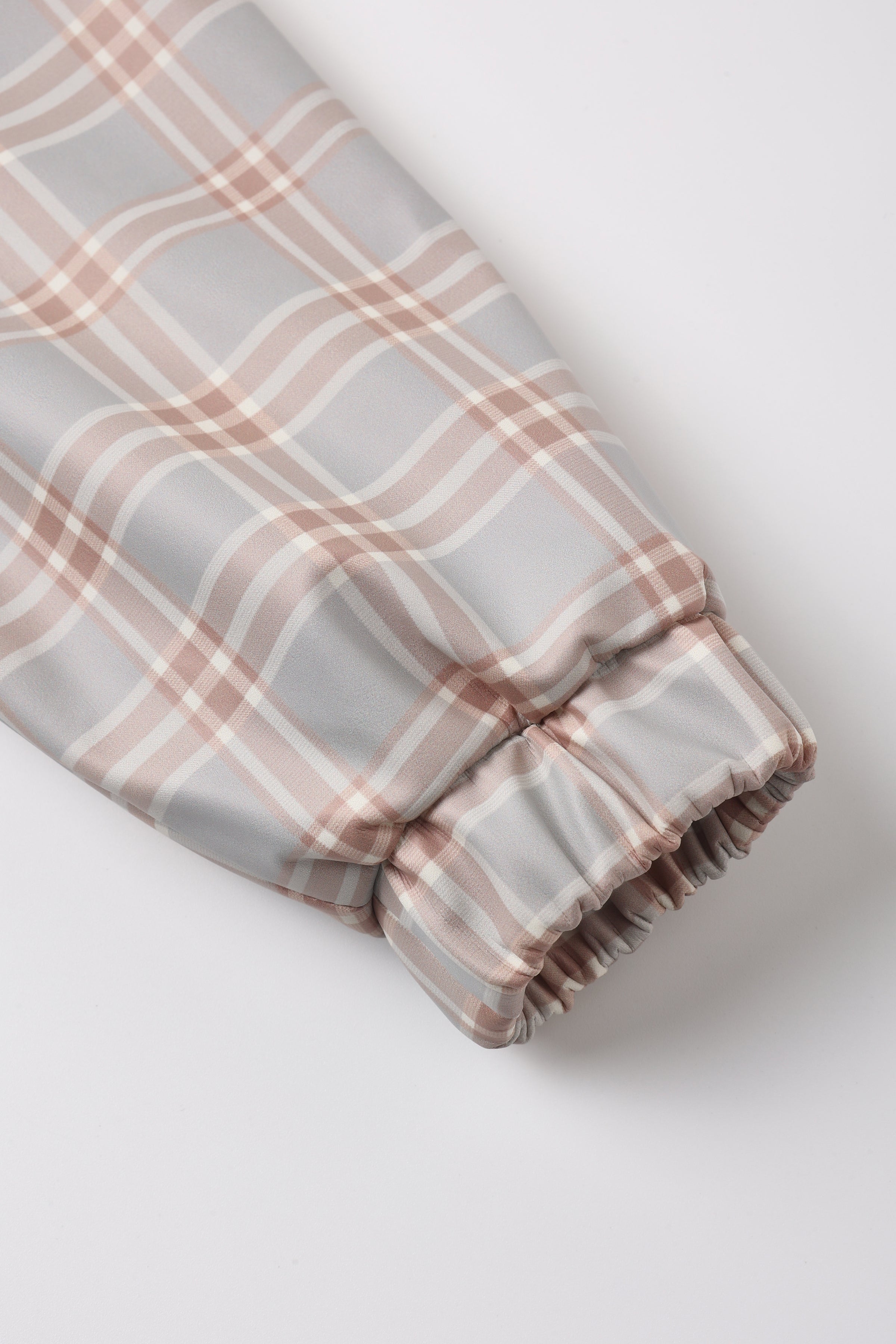 Rain Coat Blue Plaid