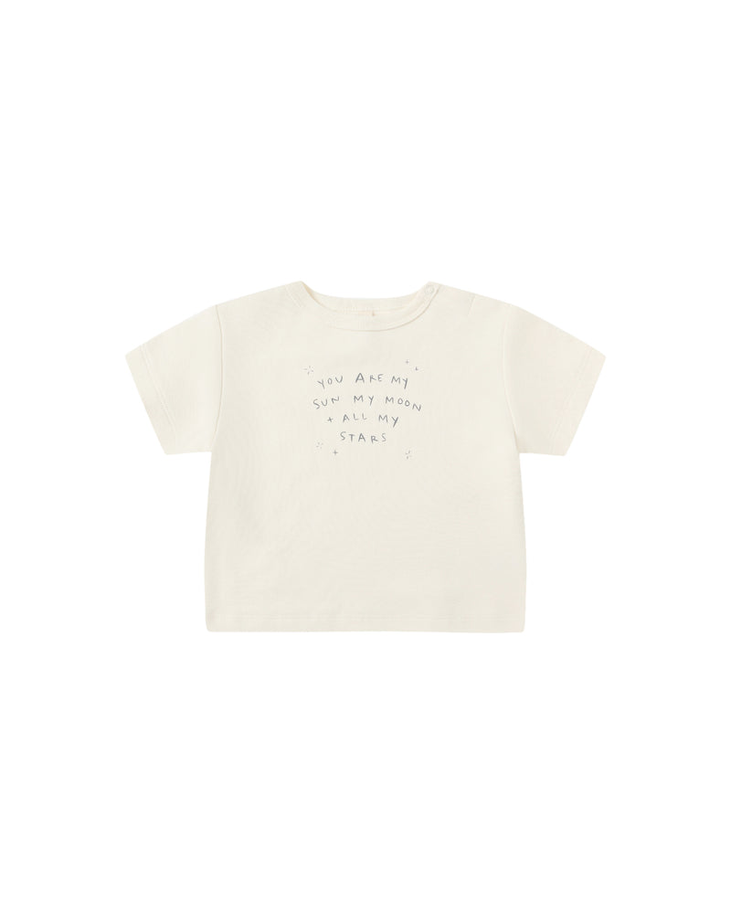 Boxy Tee || Sun, Moon & Stars