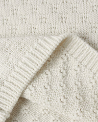 Knit Wrap Top + Pant Set Natural