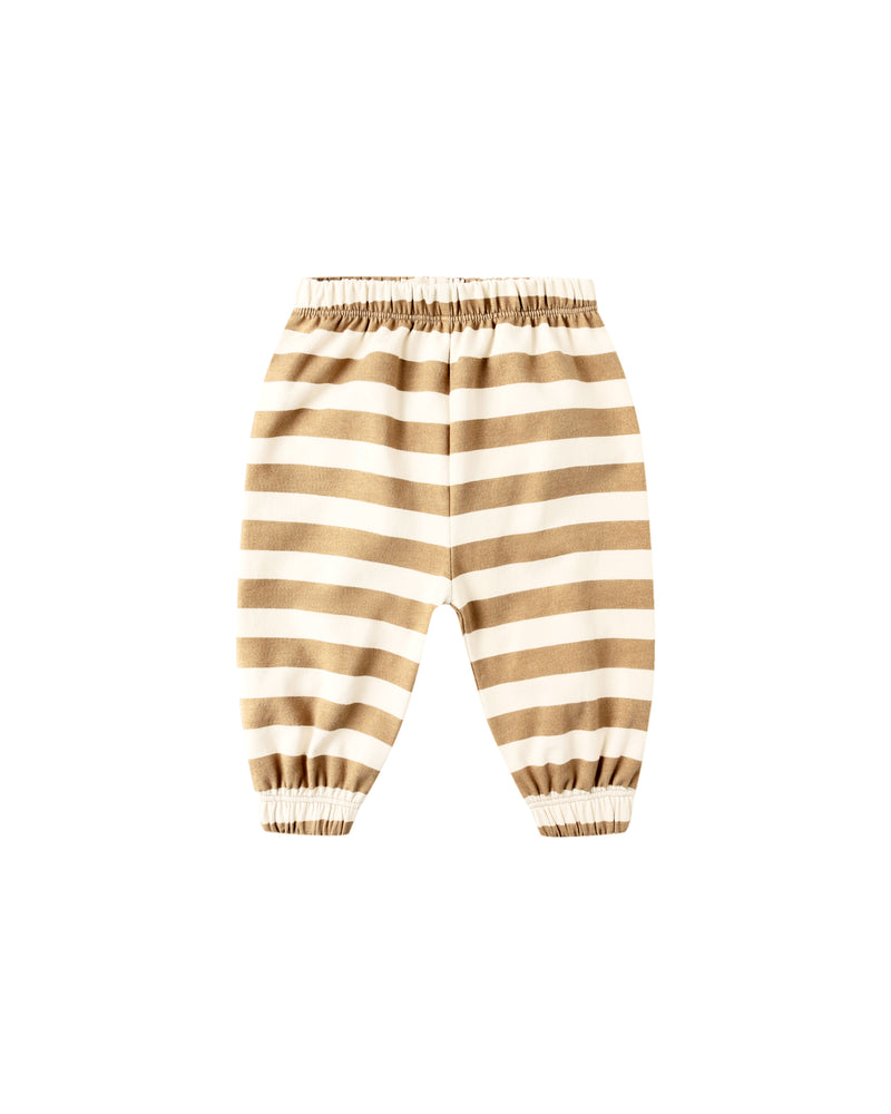 Oversized Sweatpants || Gold Stripe