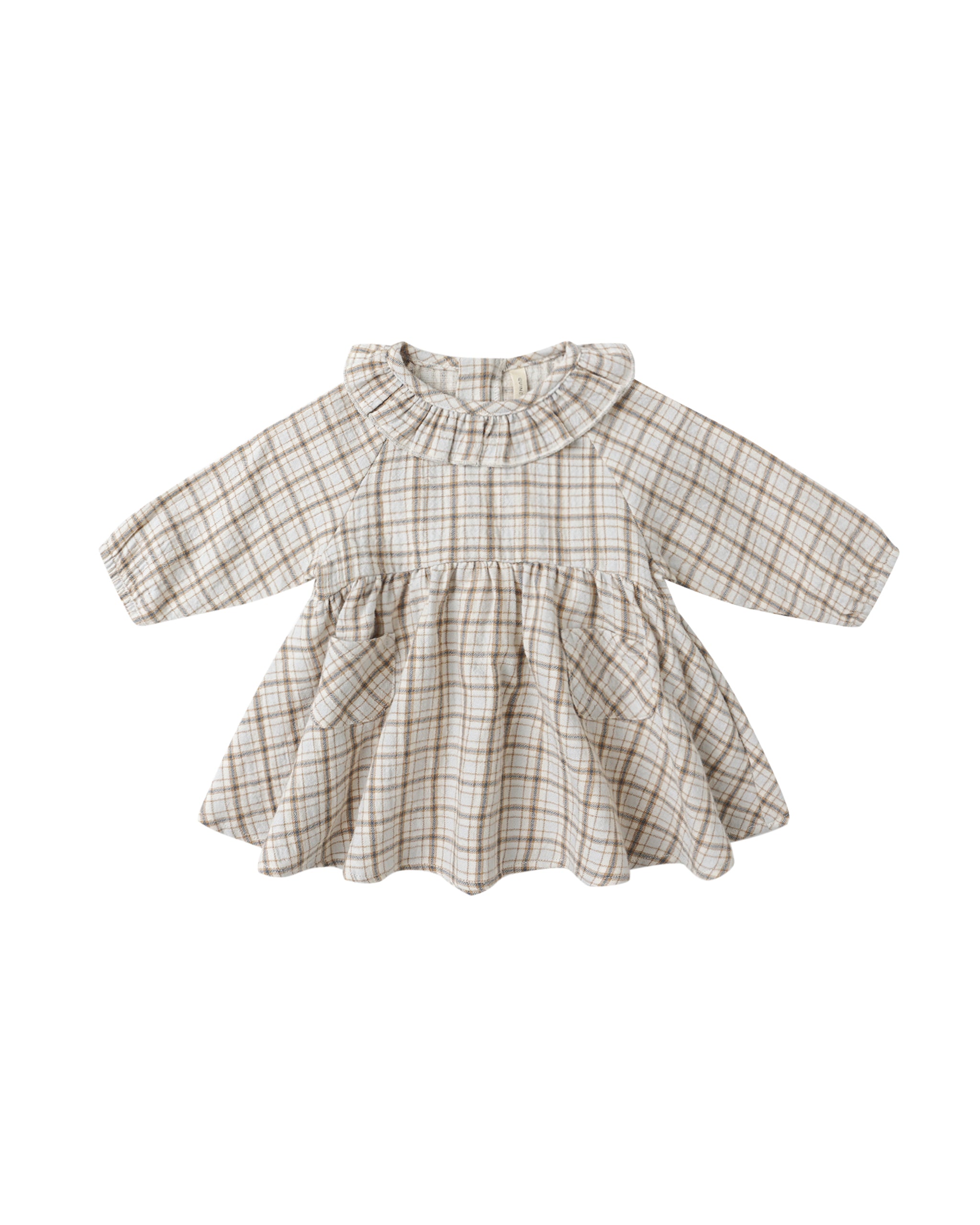 Simone Dress || Blue Plaid