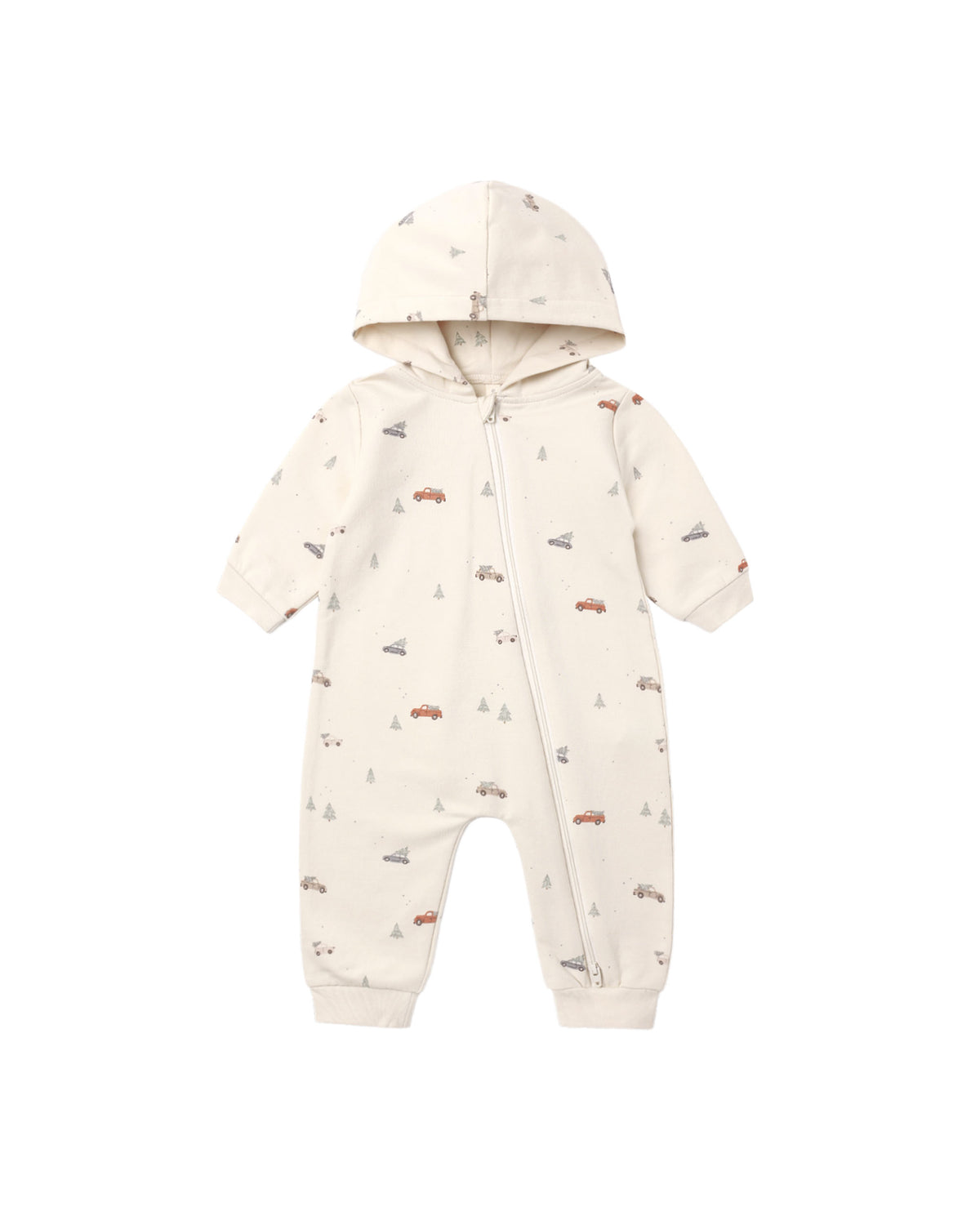 Hooded Jumpsuit Holiday Drive