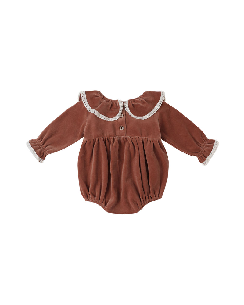 Wendy Romper || Cranberry