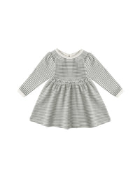 Alda Dress || Forest Stripe