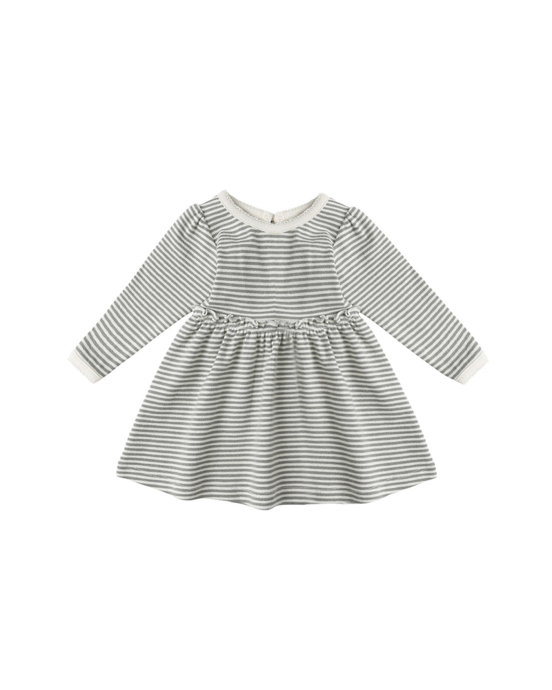 Alda Dress || Forest Stripe
