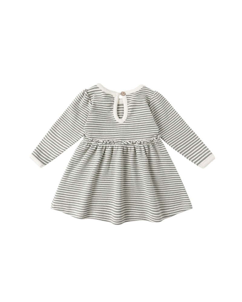 Alda Dress || Forest Stripe