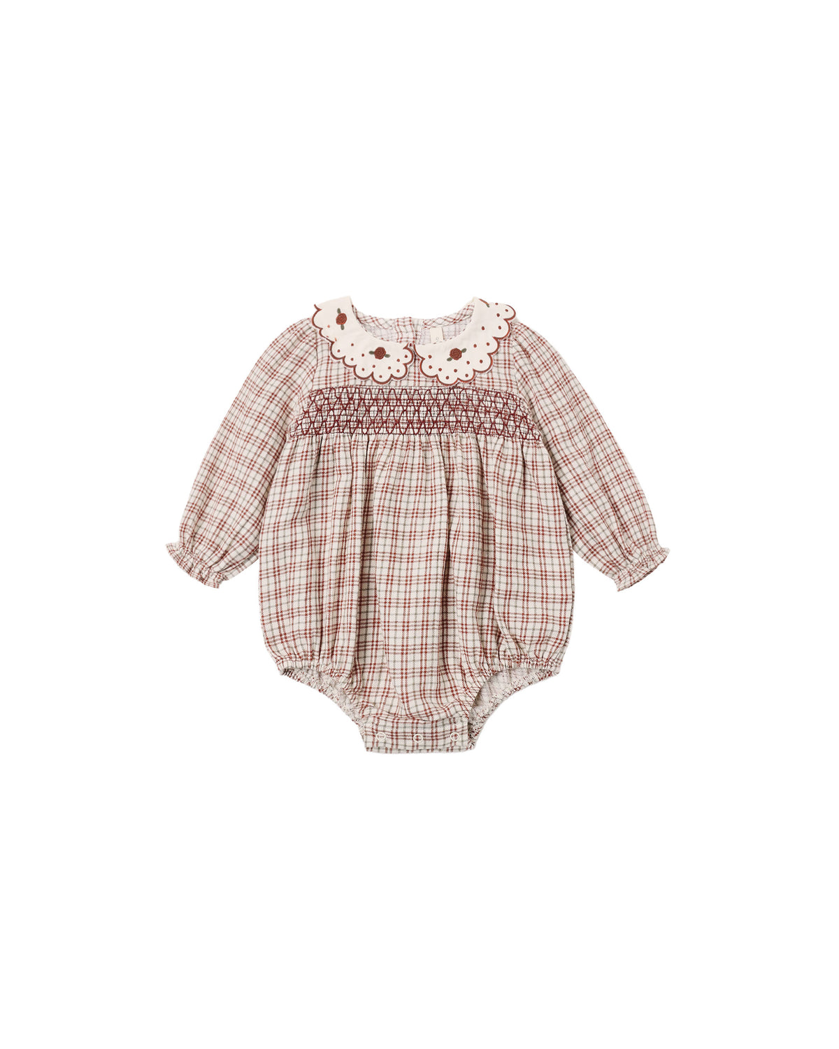 Callie Romper Christmas Plaid