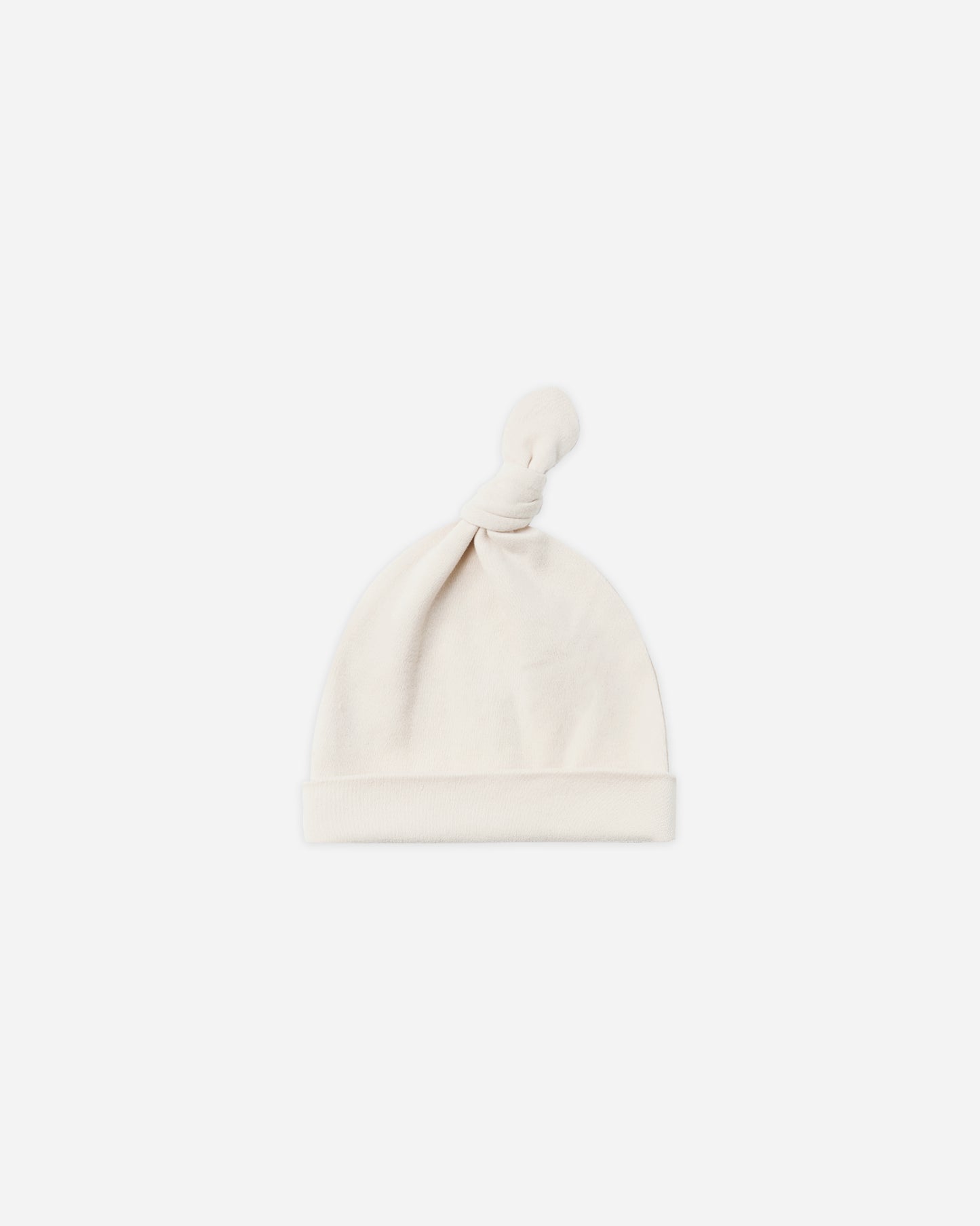 Knotted Baby Hat || Natural
