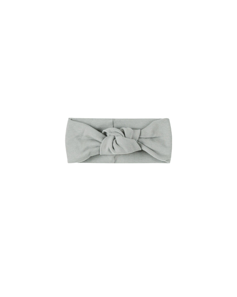 Knotted Headband || Steel Blue