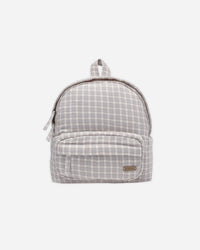 Mini Backpack Blue Gingham