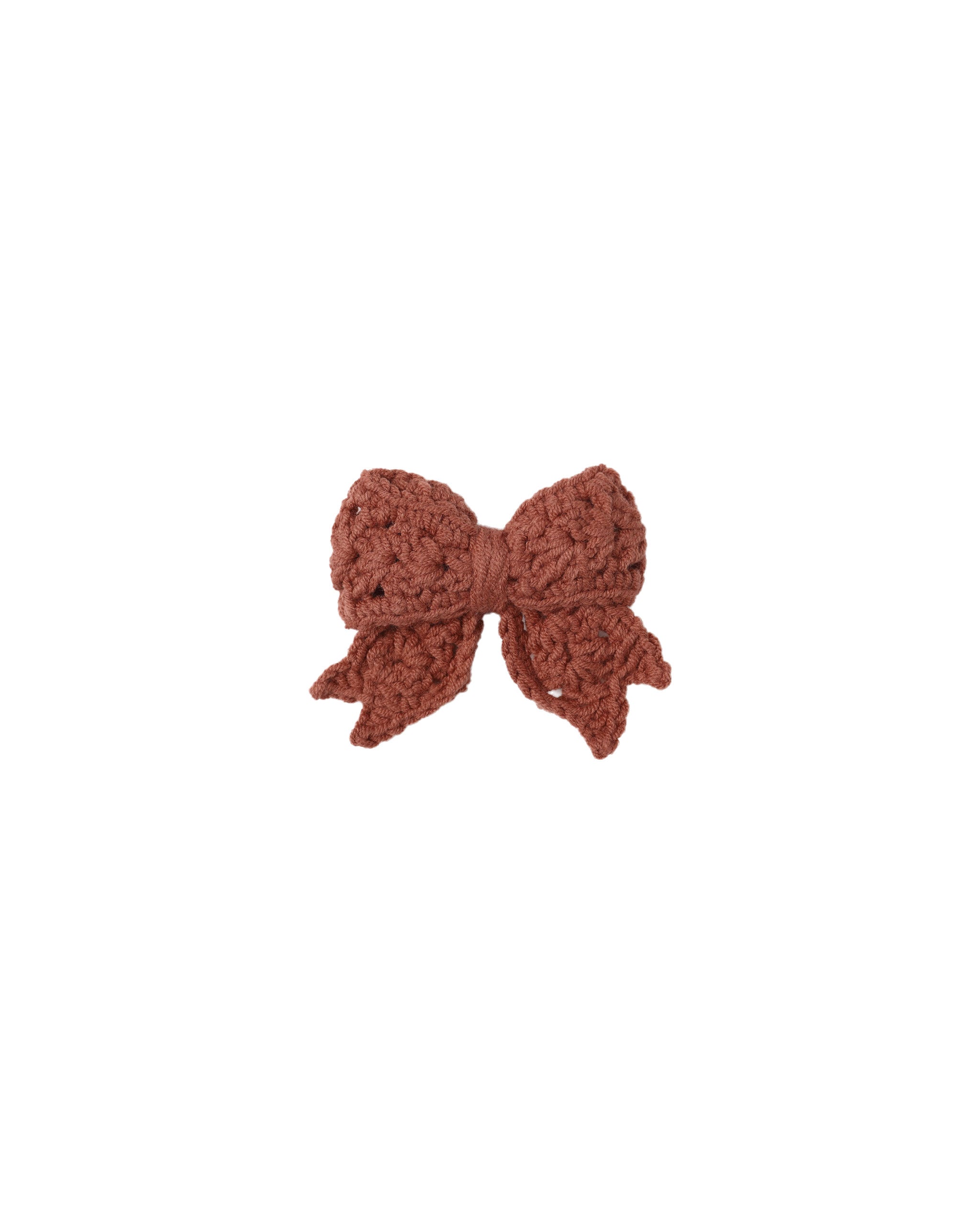 Crochet Bow || Cranberry