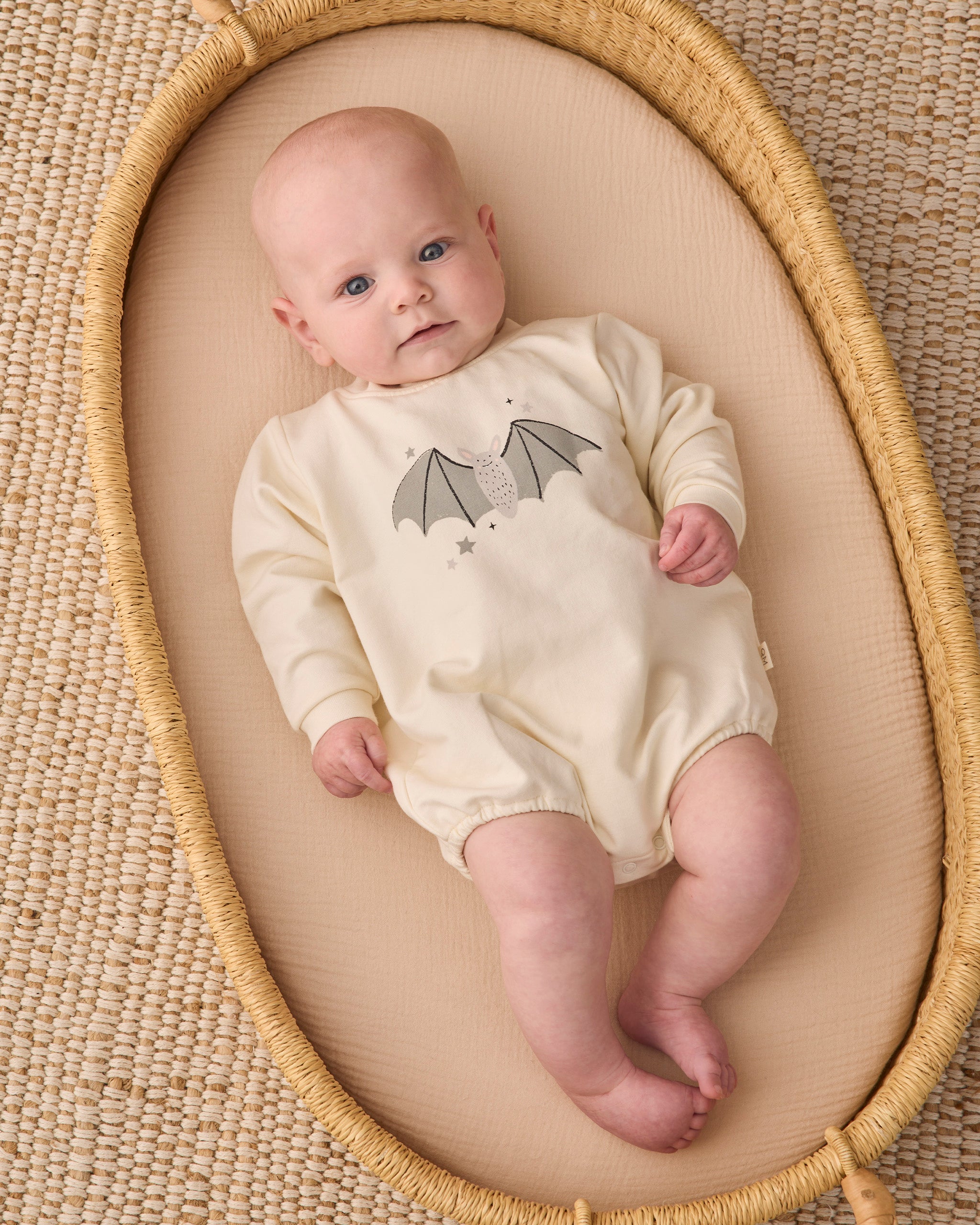 Crewneck Bubble Romper Baby Bat