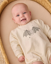 Crewneck Bubble Romper Baby Bat