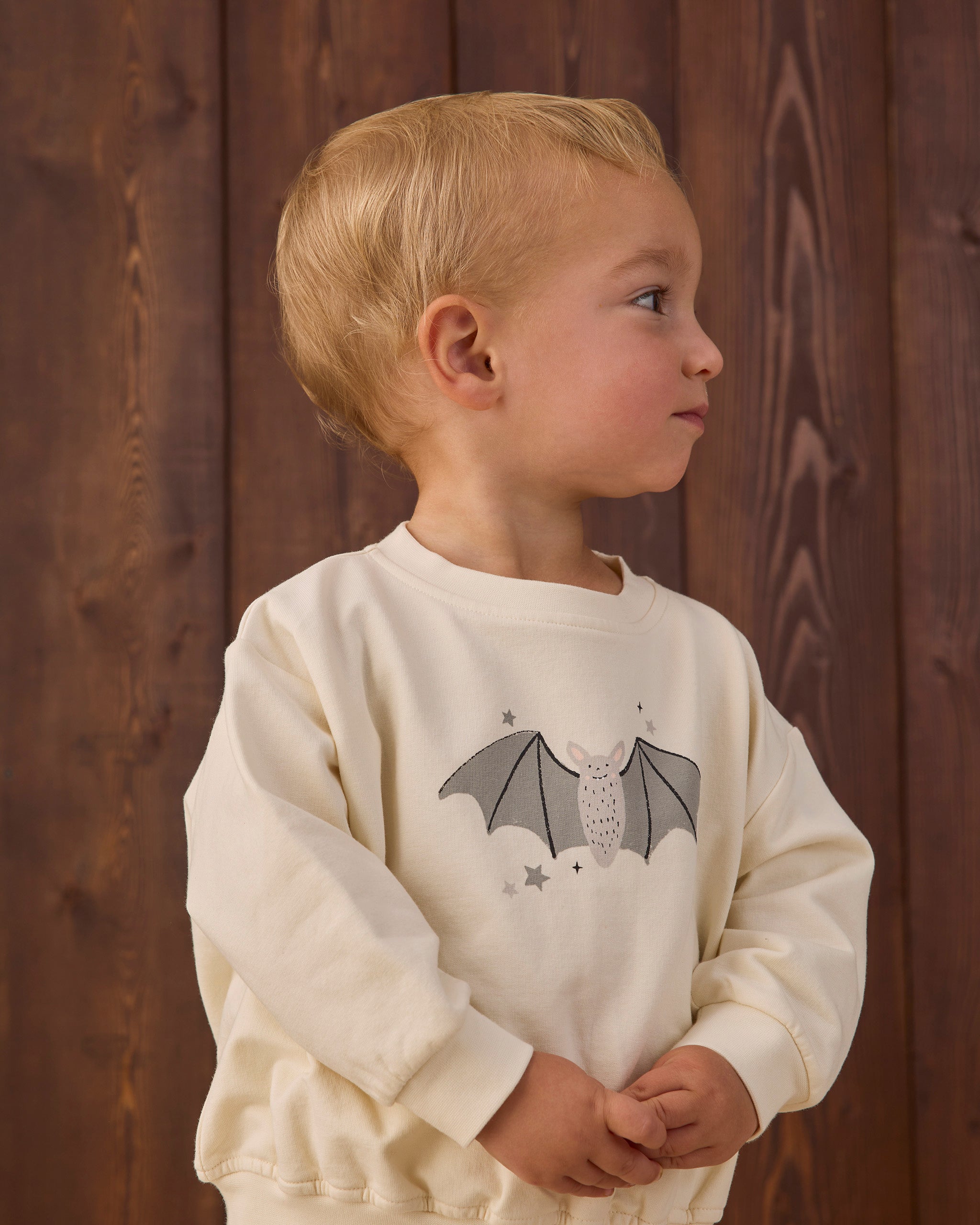 Relaxed Fleece Sweatshirt Baby Bats