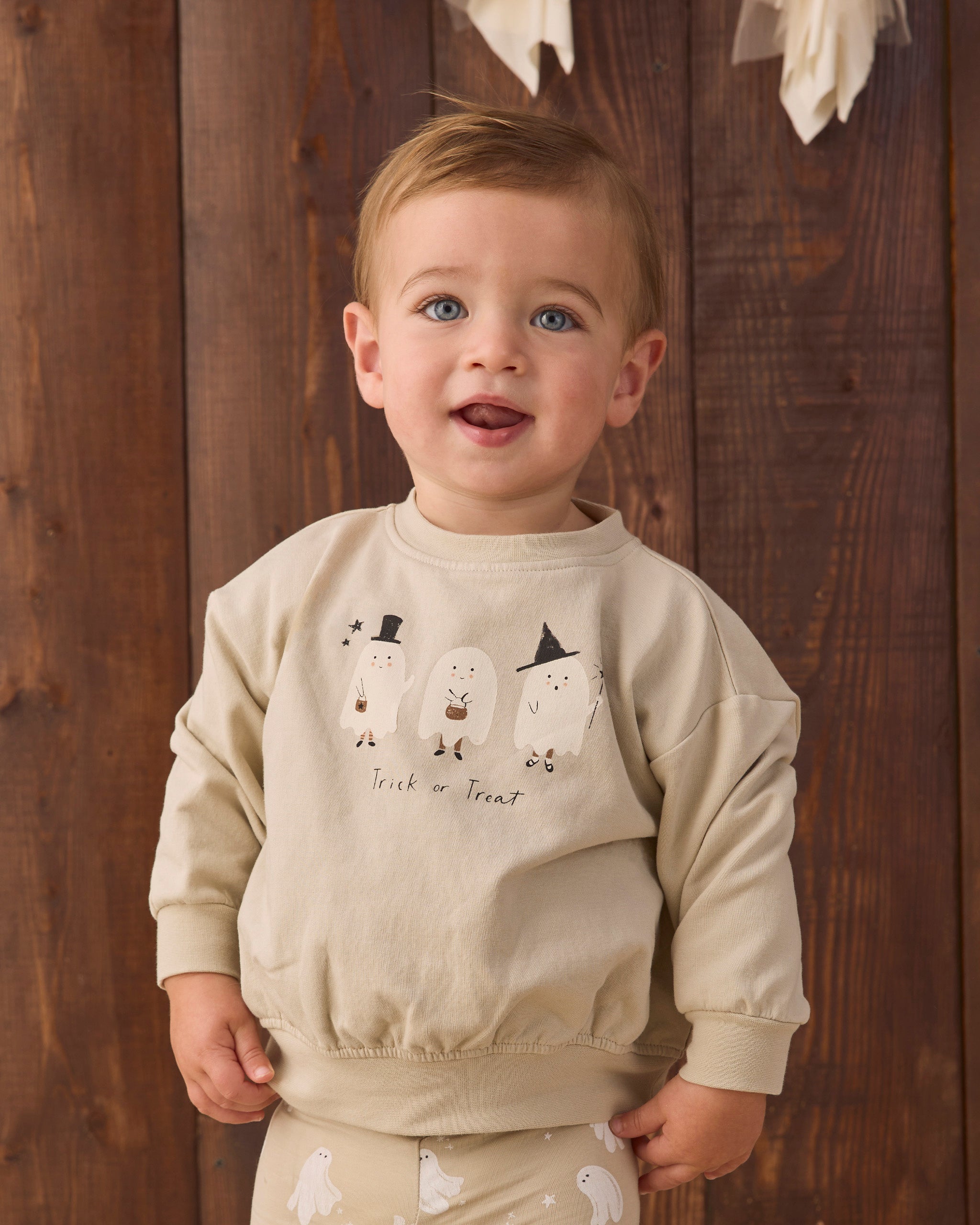 Relaxed Fleece Sweatshirt Trick or Treat