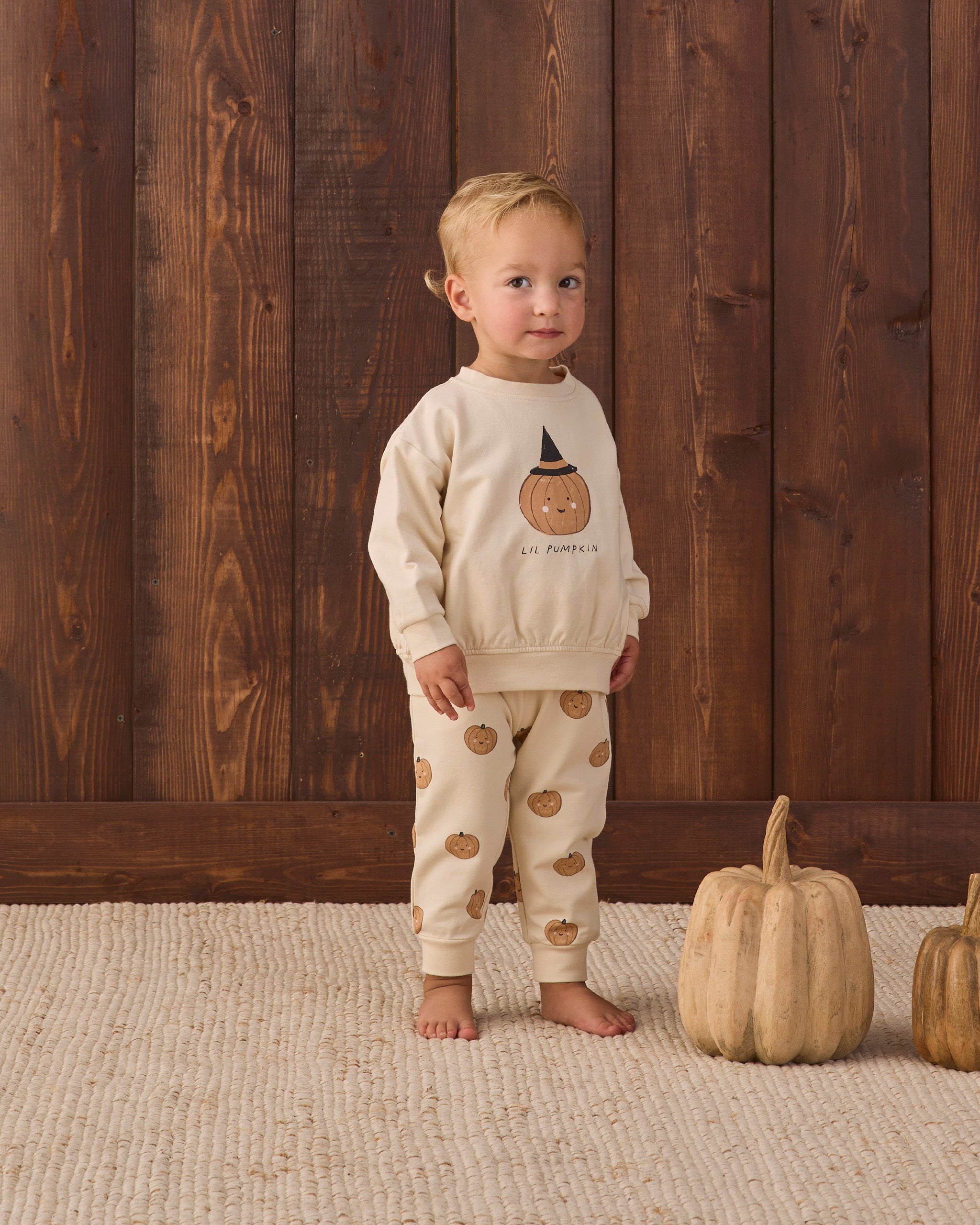 Relaxed Fleece Sweatpant Pumpkins