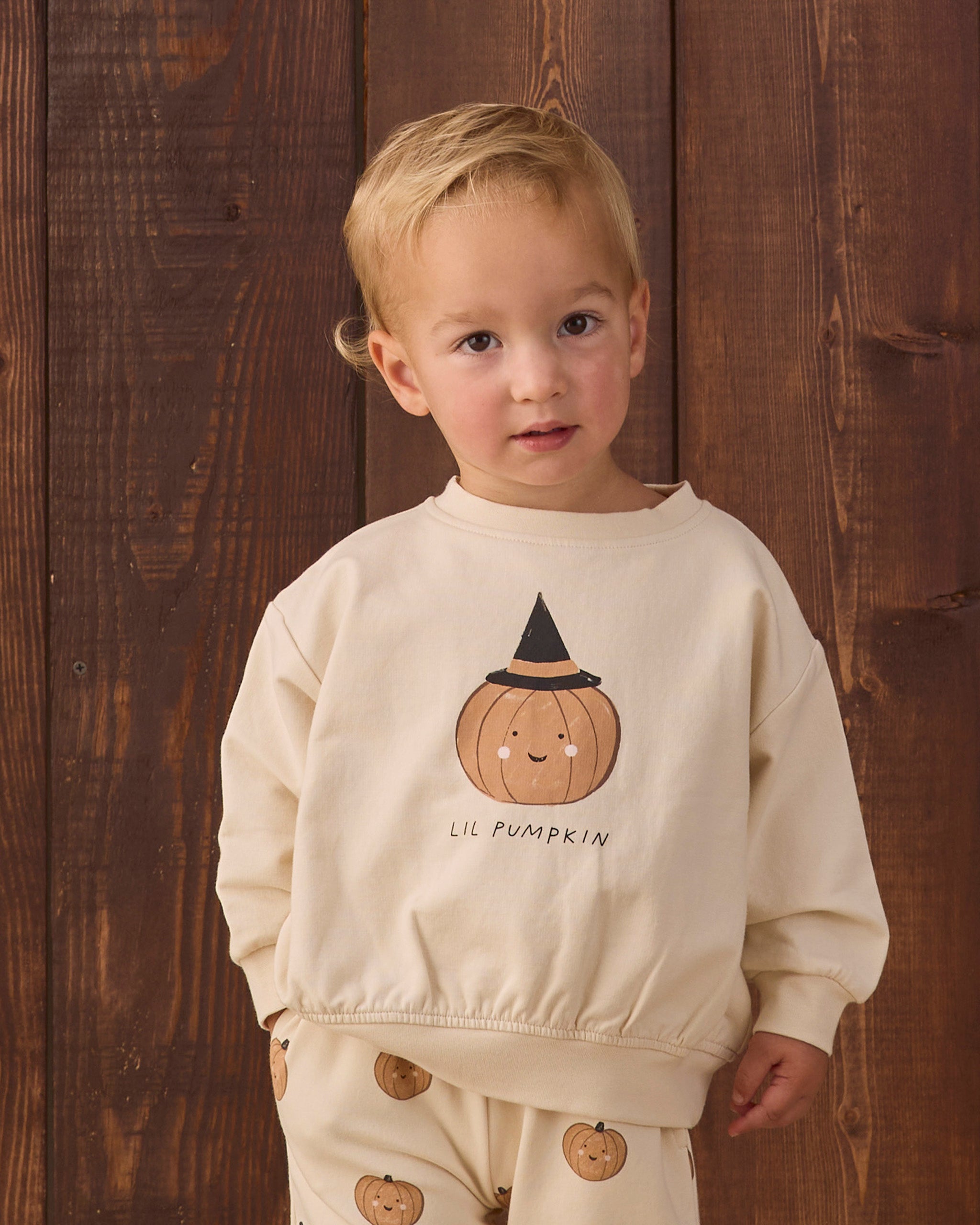 Relaxed Fleece Sweatpant Pumpkins