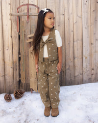 Barrel Pant Embroidered Daisies