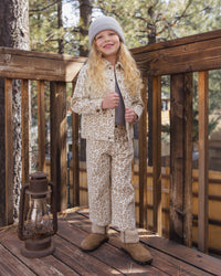 Denim Chore Coat Leopard