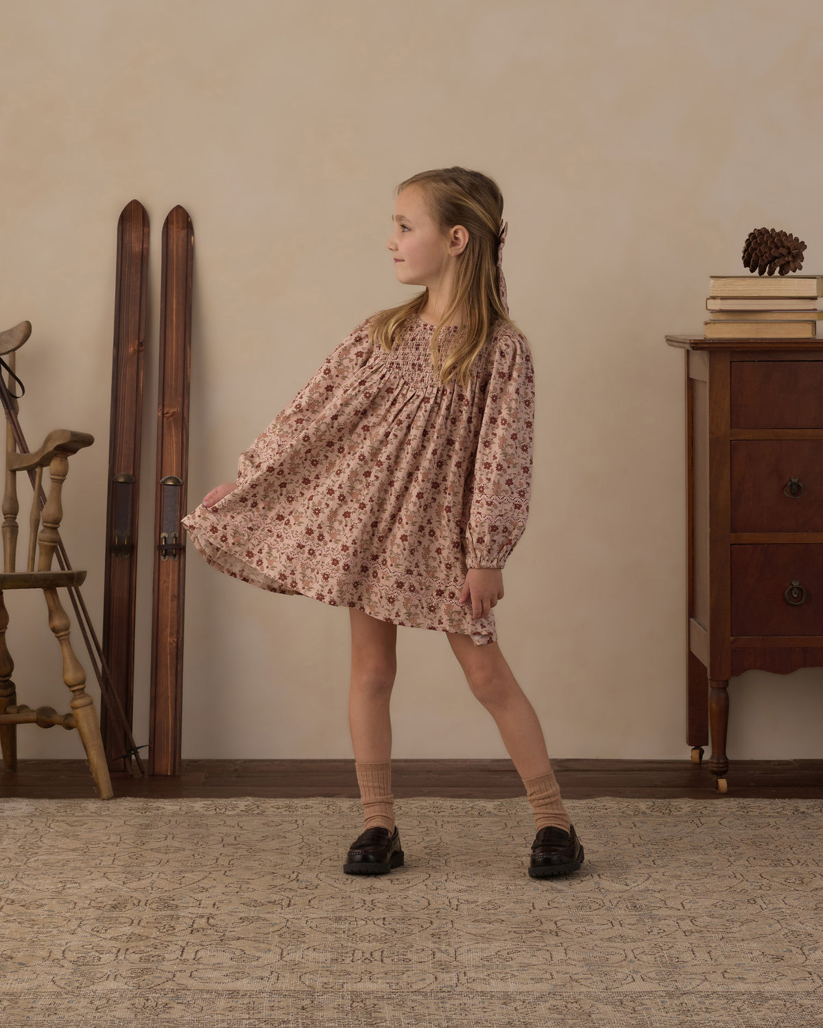 Selene Dress Pink Floral