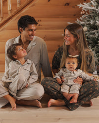 Long Sleeve Pajamas | Evergreen Stripe