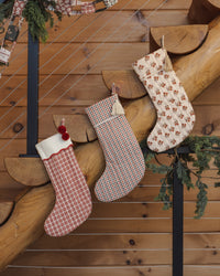 Christmas Stocking | Holiday Gingham