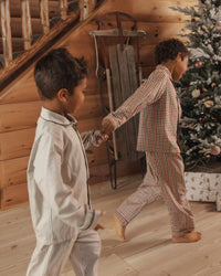 Long Sleeve Pajamas | Holiday Gingham