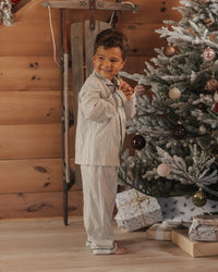 Long Sleeve Pajamas | Evergreen Stripe