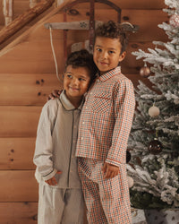 Long Sleeve Pajamas | Holiday Gingham