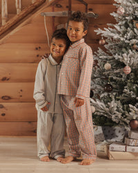 Long Sleeve Pajamas | Holiday Gingham