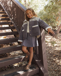 Lily Coat | Slate Floral