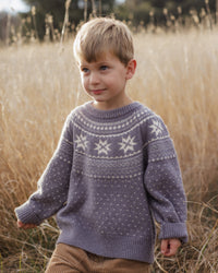 Fair Isle Sweater | Slate