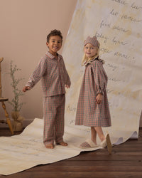 Long Sleeve Pajamas | Holiday Gingham