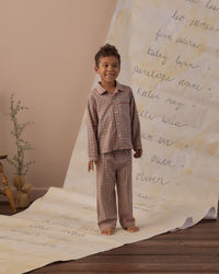 Long Sleeve Pajamas | Holiday Gingham