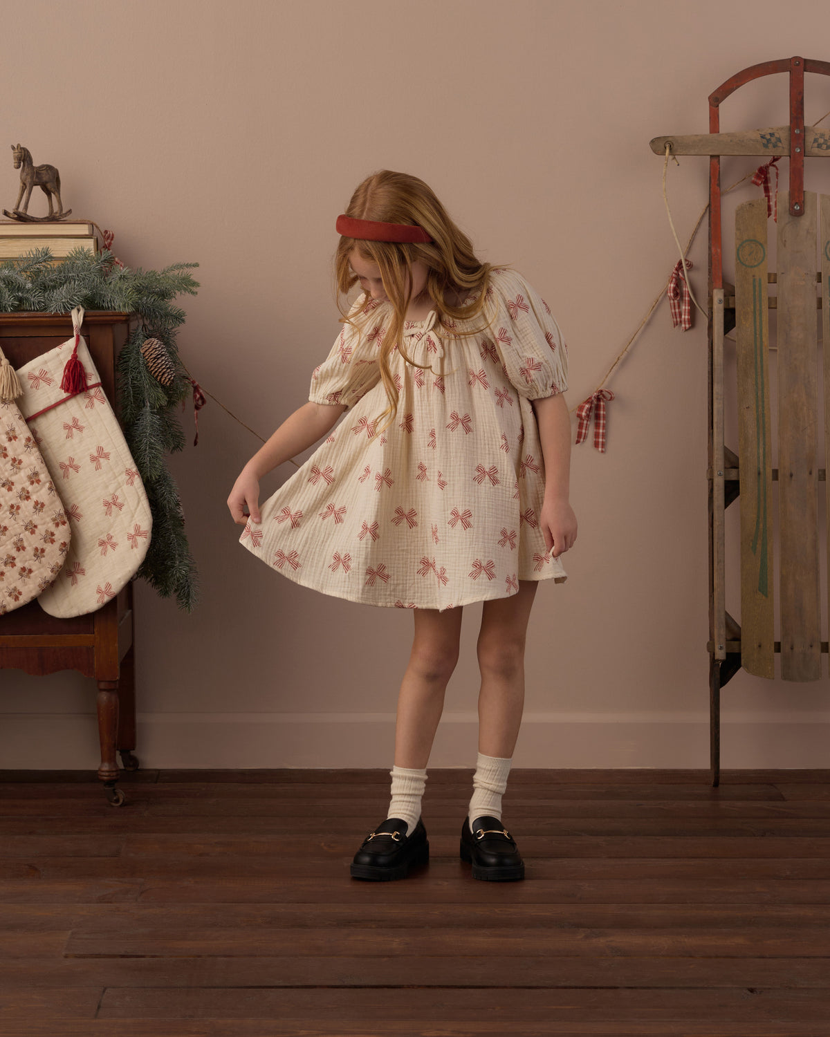Sabrina Mini Dress | Peppermint Bows