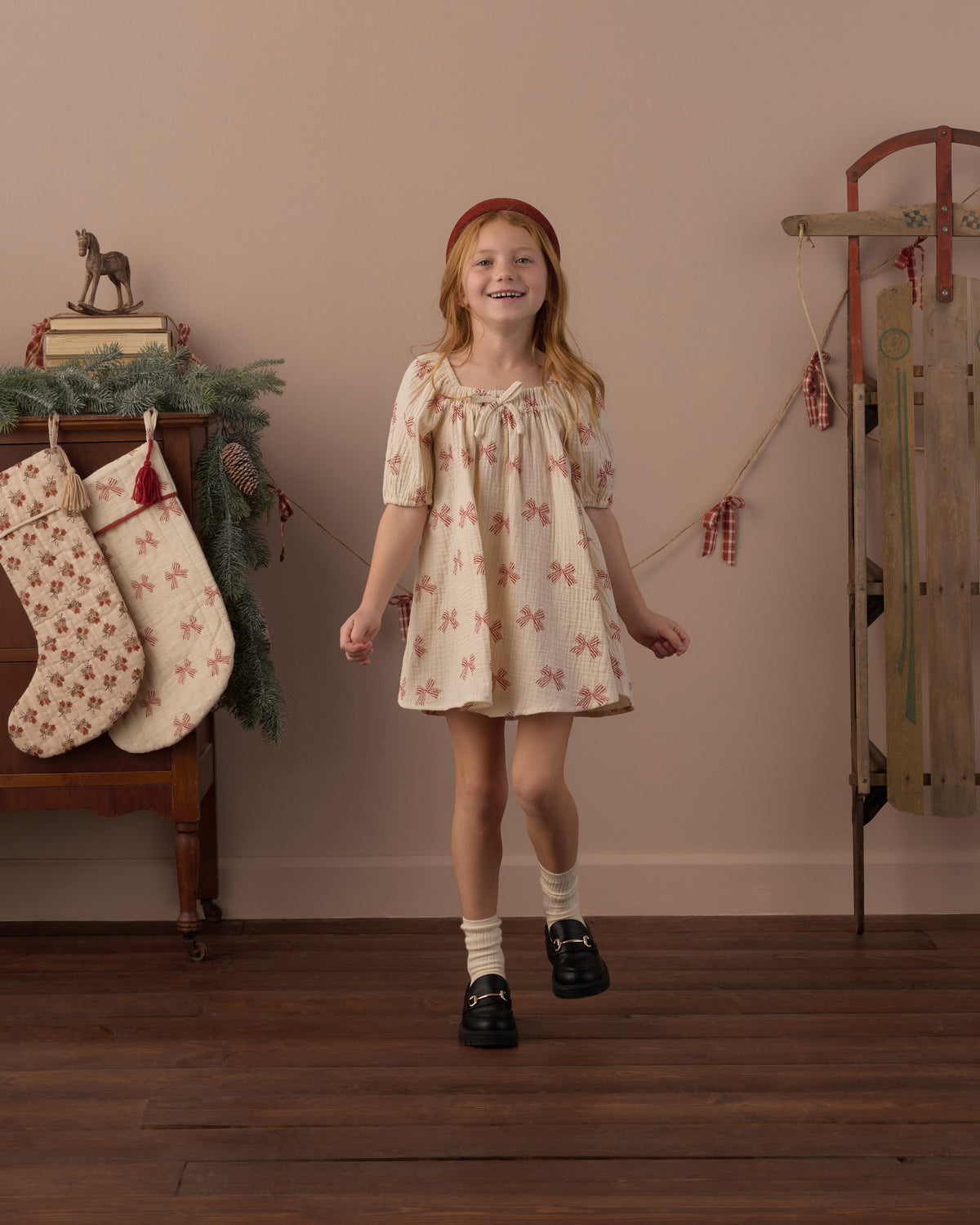 Sabrina Mini Dress | Peppermint Bows