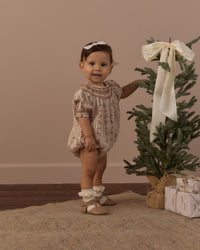 Ada Romper | Floral Stripe