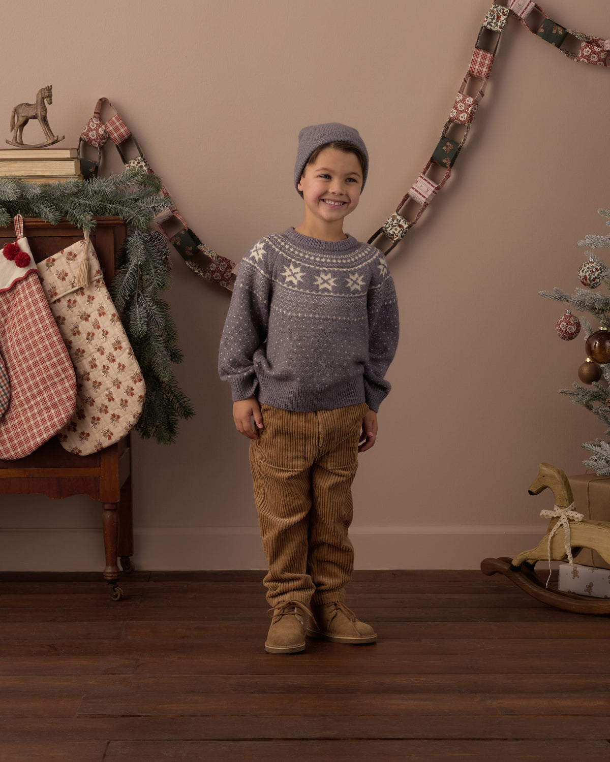 Fair Isle Sweater | Slate