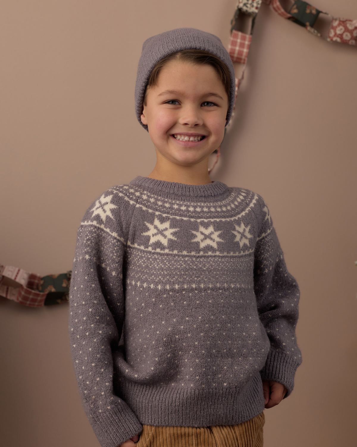 Fair Isle Sweater | Slate
