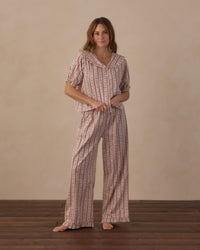 Women's Ruffle Pajamas | Candy Cane Lane