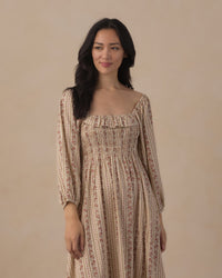 Women's Magnolia Dress | Floral Stripe