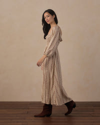 Women's Magnolia Dress | Floral Stripe