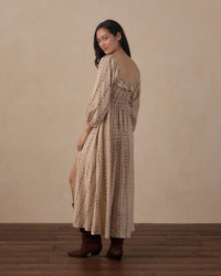 Women's Magnolia Dress | Floral Stripe