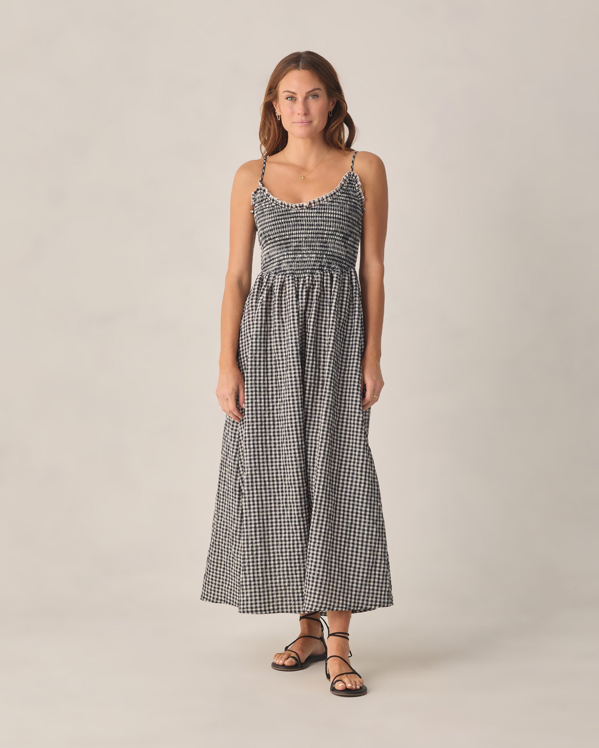 Chrissy Dress | Black Check