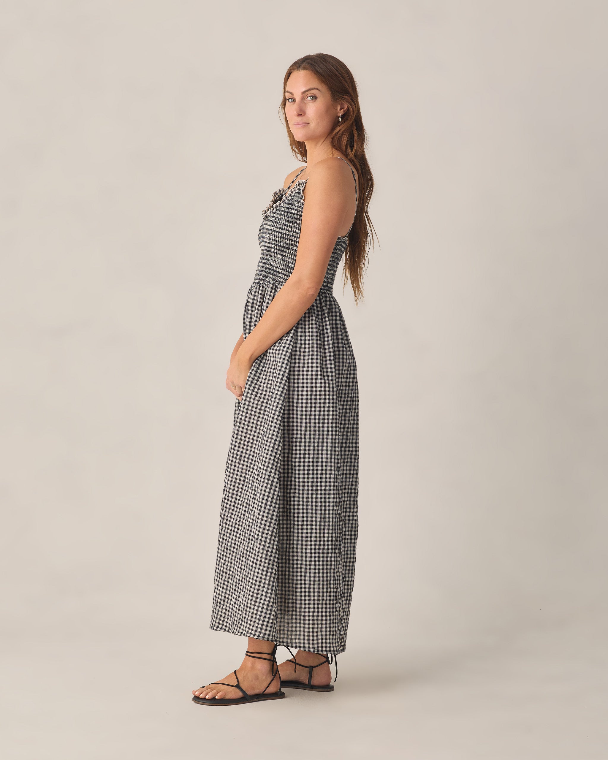 Chrissy Dress | Black Check